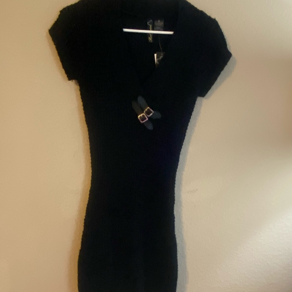 NWT Black Sweater Dress, size S